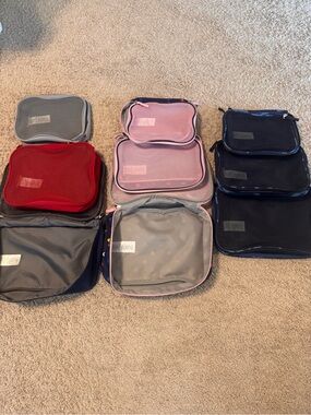 Pottery Barn Kids Navy and Gray Travel Organizer